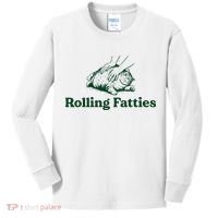 Cat Rolling Fatties Kids Long Sleeve Shirt thumb 0