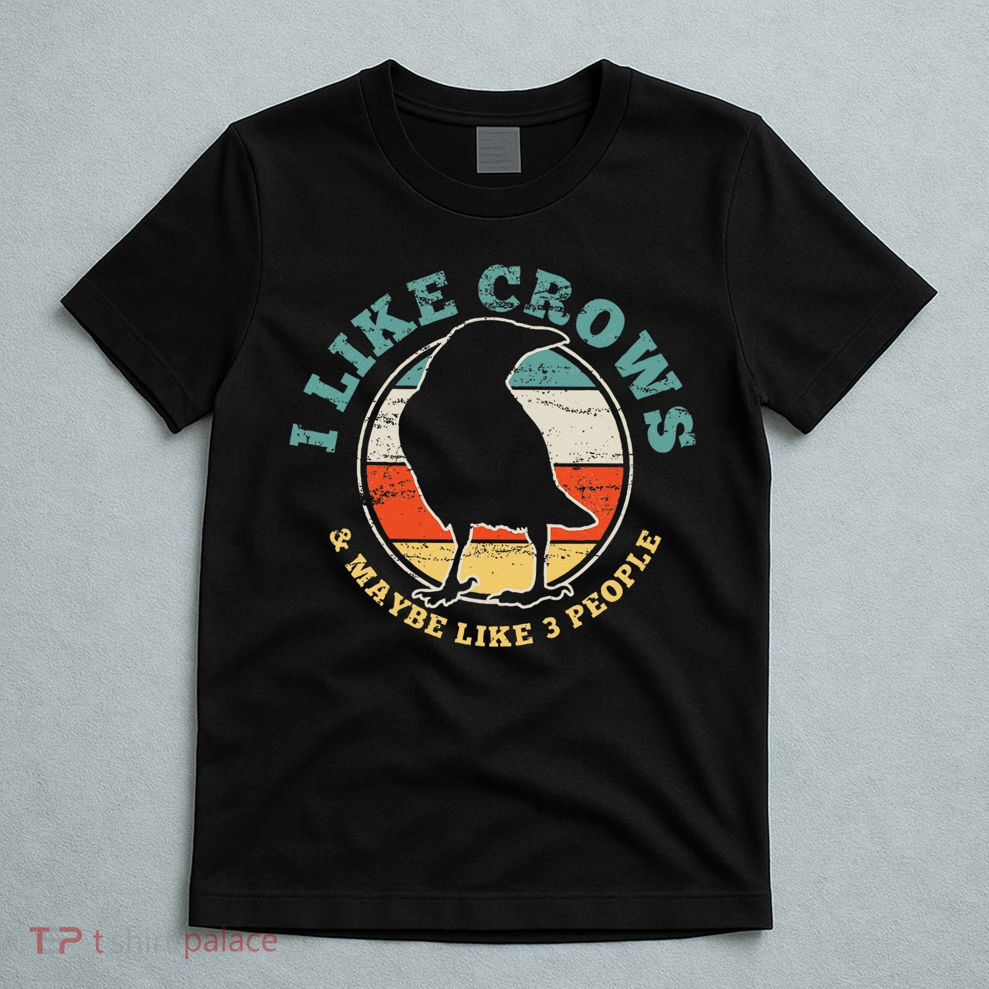 Crow Raven Funny Vintage Gift T-Shirt