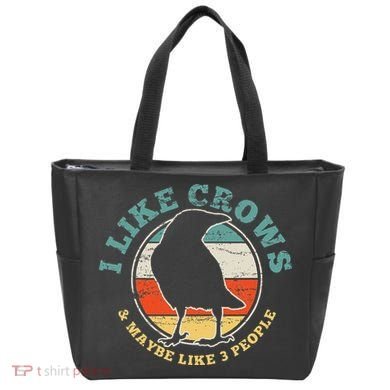 Crow Raven Funny Vintage Gift Tote Bag