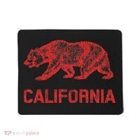 California Republic Flag Distressed Bear Mousepad thumb 0