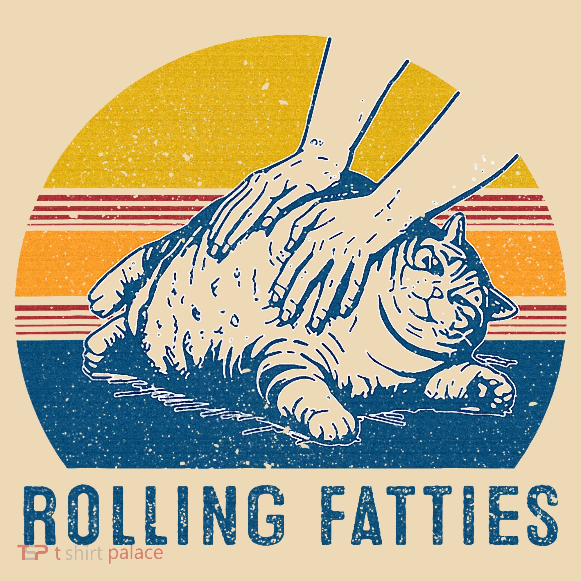 Cat Rolling Fatties Tote Bag