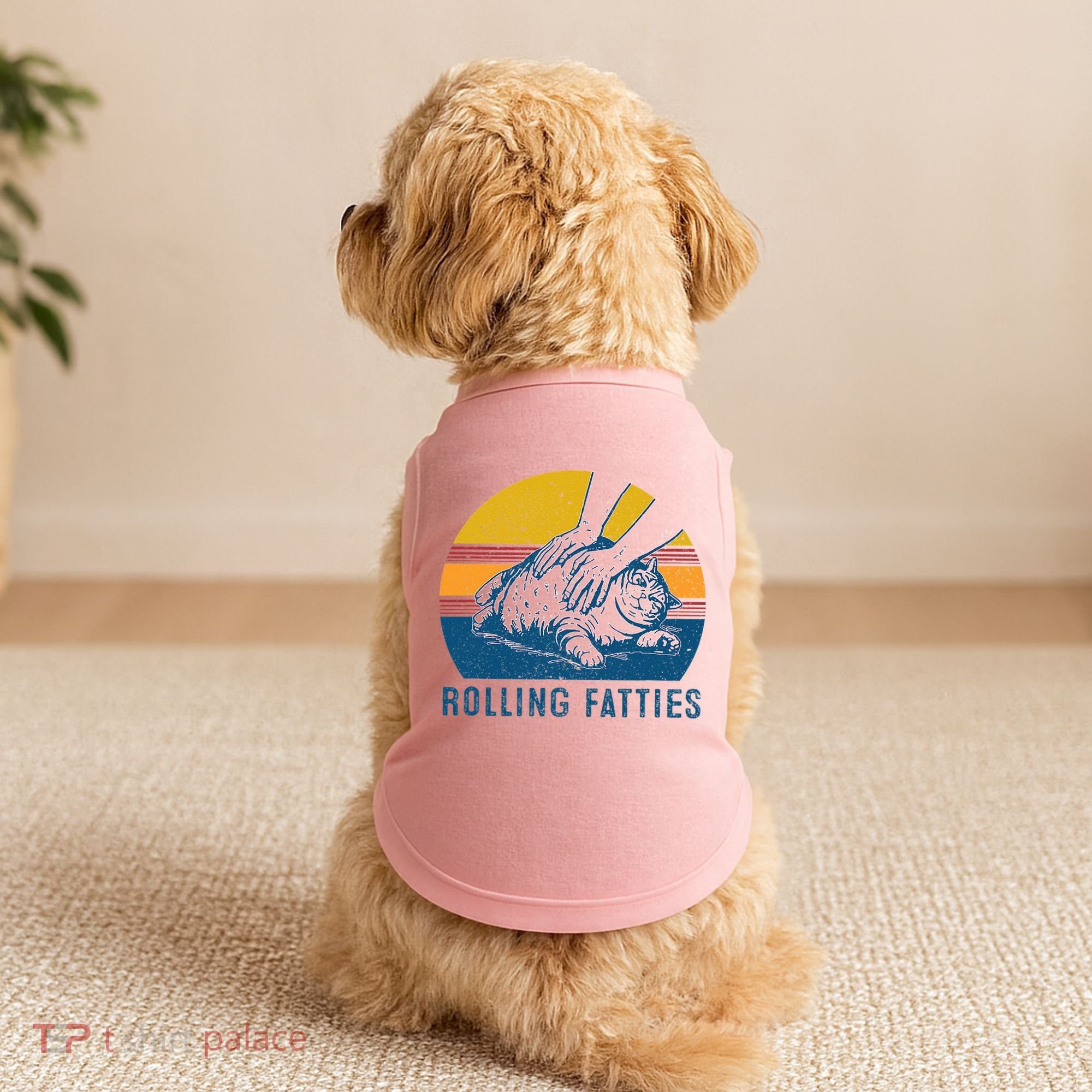 Cat Rolling Fatties Doggie Tank