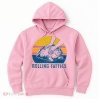 Cat Rolling Fatties Hoodie thumb 0