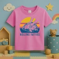 Cat Rolling Fatties Toddler T-Shirt thumb 3