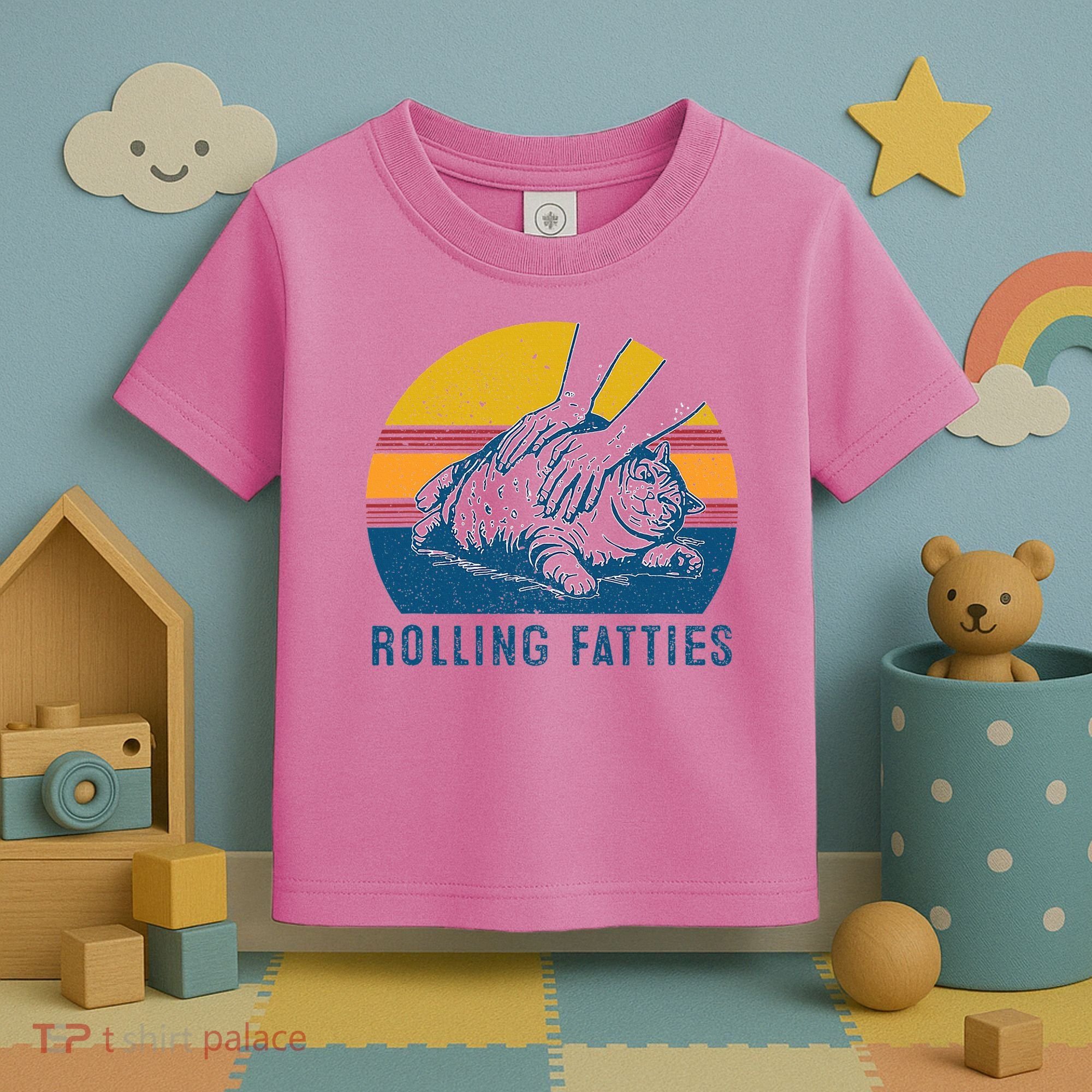 Cat Rolling Fatties Toddler T-Shirt