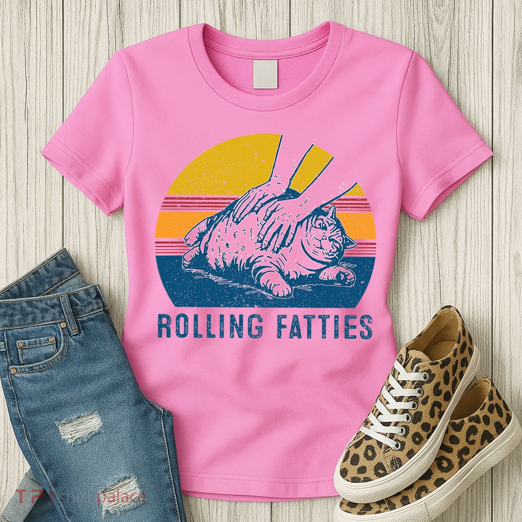 Cat Rolling Fatties Women's T-Shirt