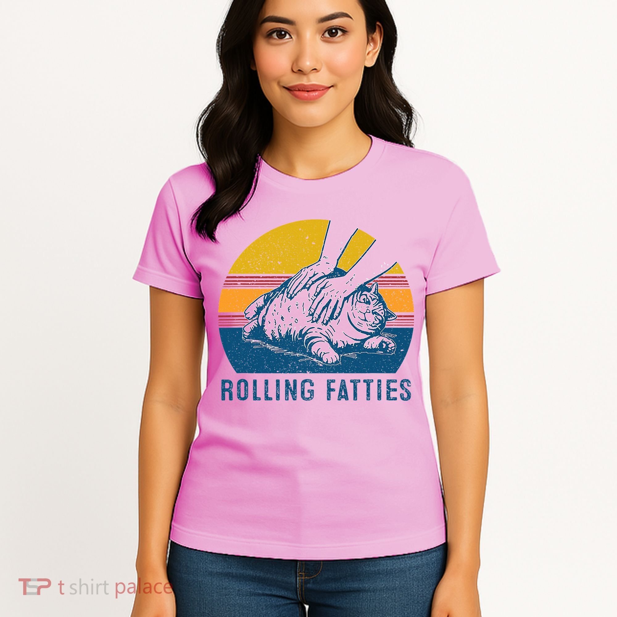 Cat Rolling Fatties Women's T-Shirt