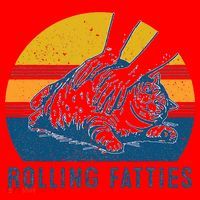 Cat Rolling Fatties Santa Hat thumb 1