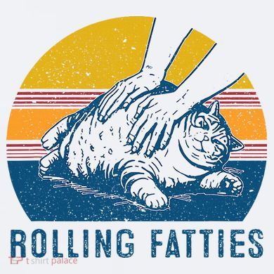 Cat Rolling Fatties Sueded Cloud Jersey T-Shirt