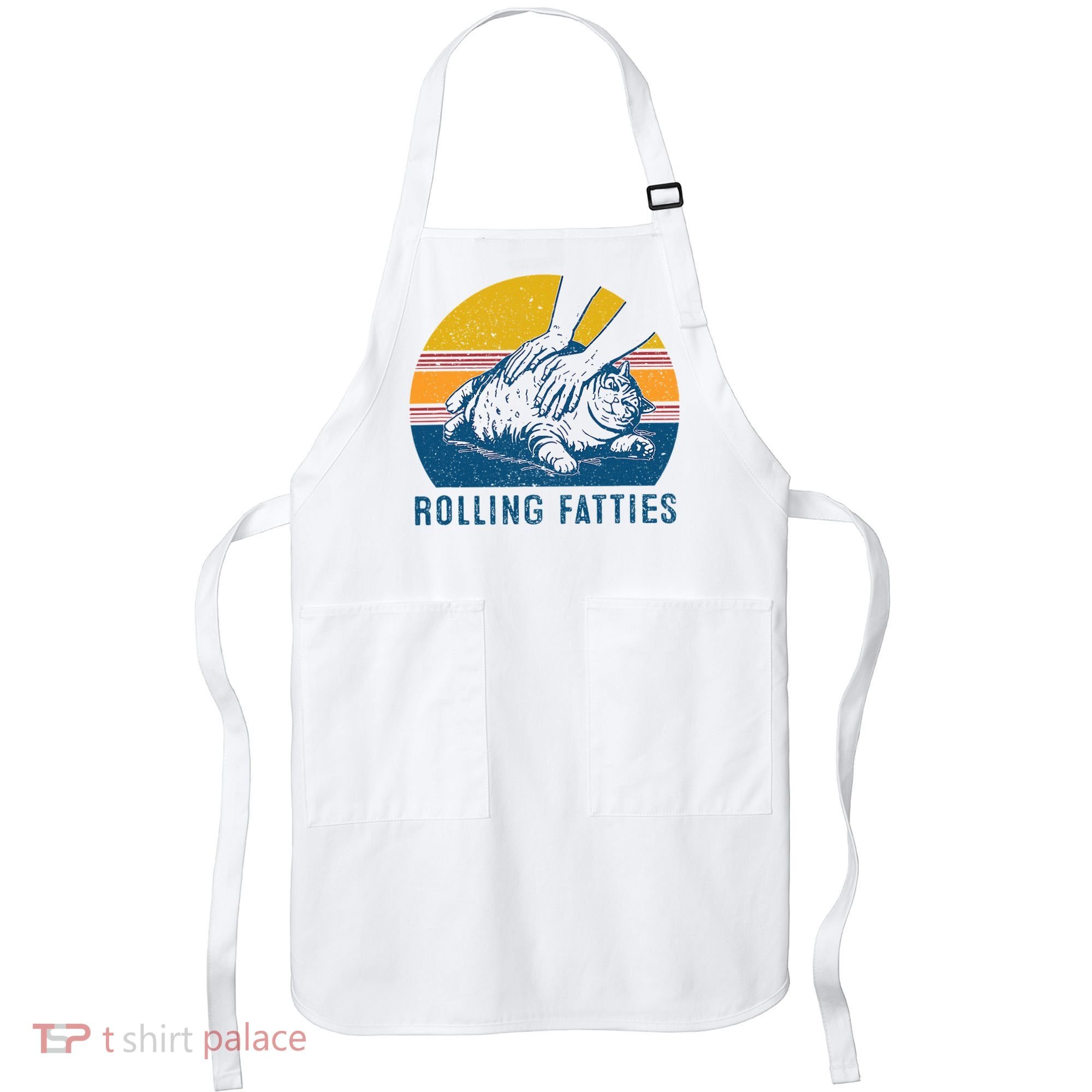 Cat Rolling Fatties Apron