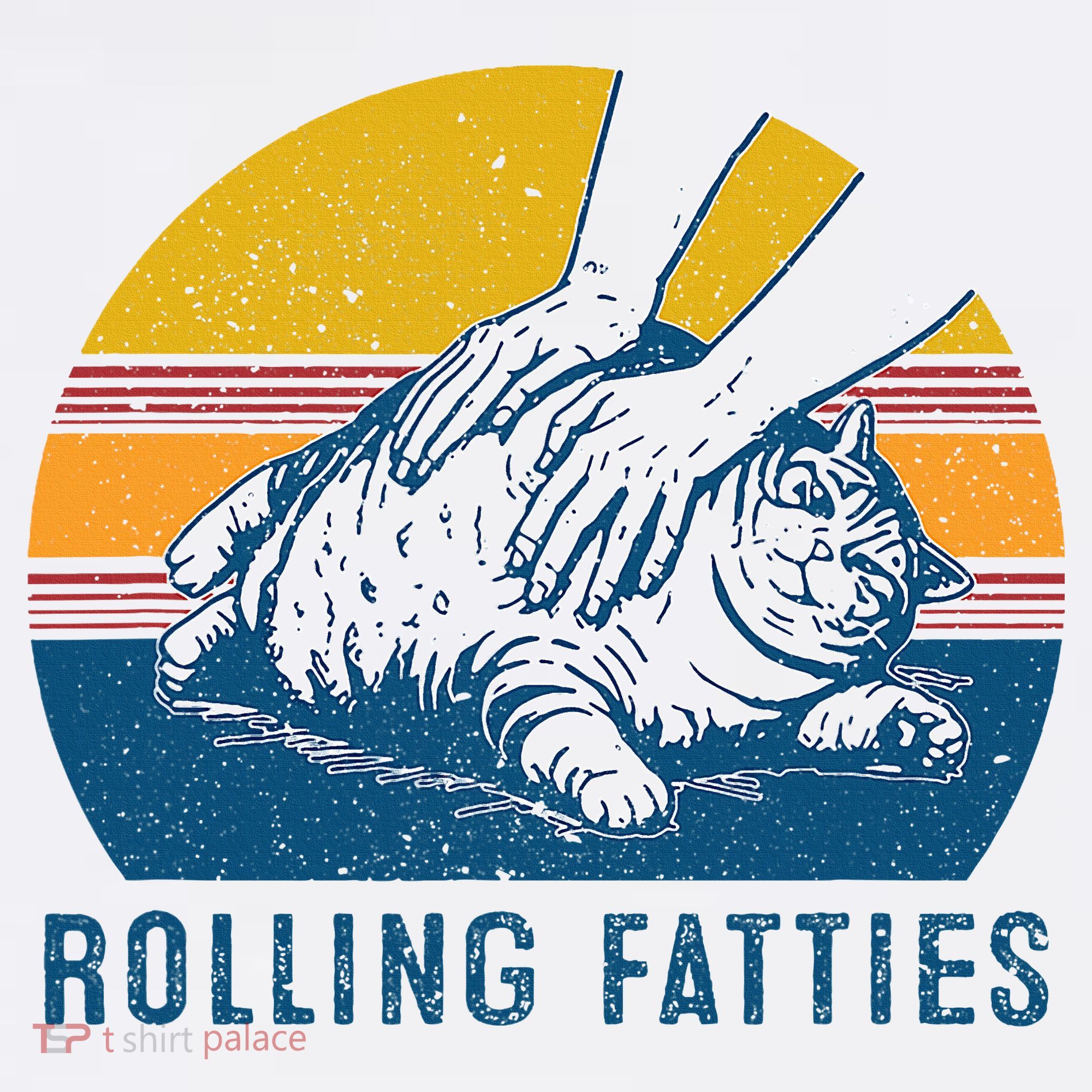 Cat Rolling Fatties Bucket Hat