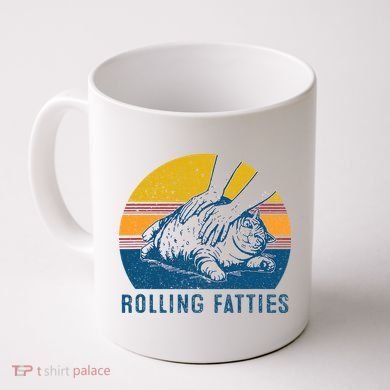 Cat Rolling Fatties Coffee Mug