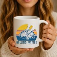 Cat Rolling Fatties Coffee Mug thumb 3