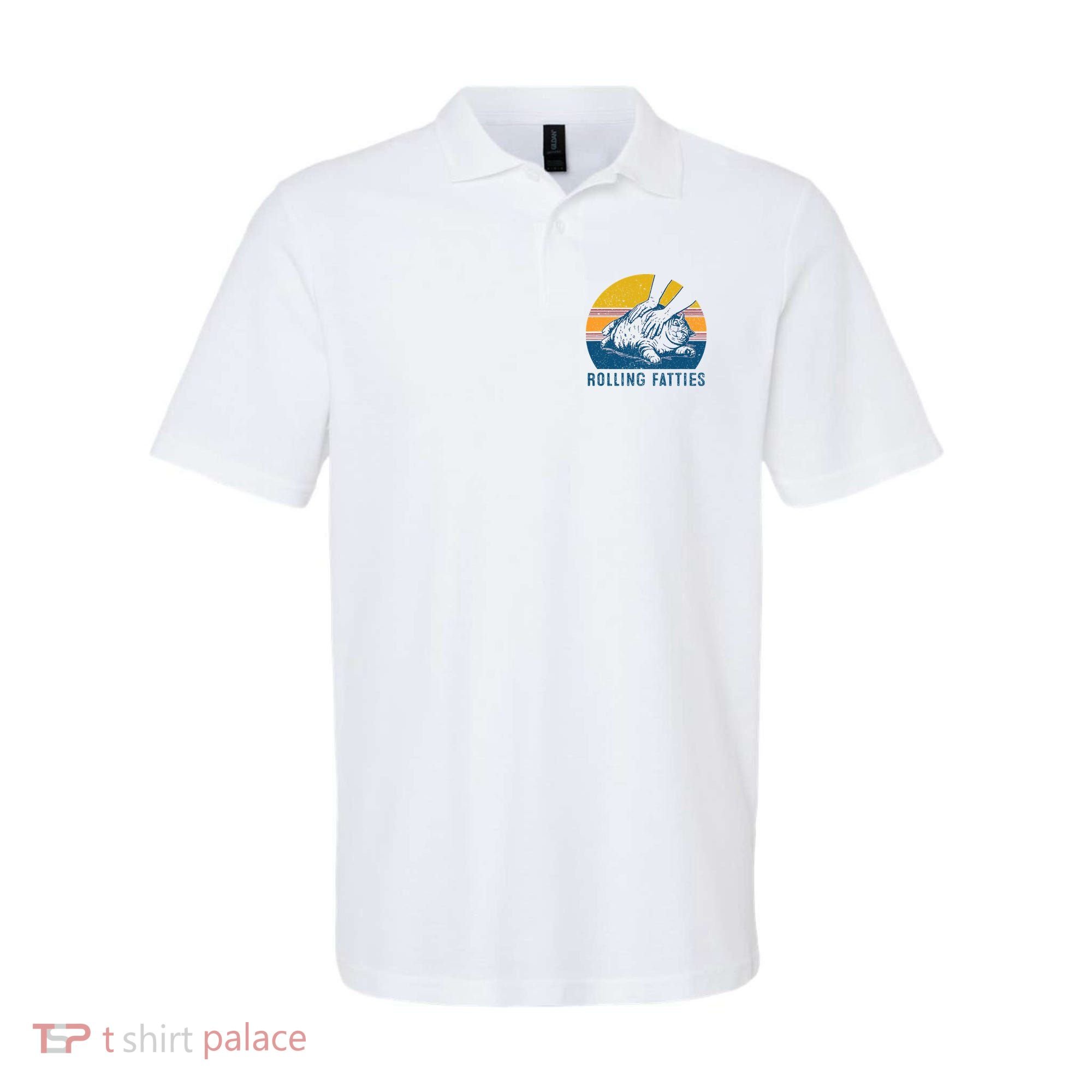 Cat Rolling Fatties Polo