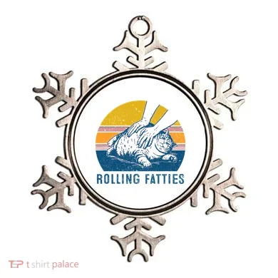Cat Rolling Fatties Ornament