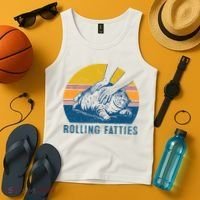 Cat Rolling Fatties Tank Top thumb 4