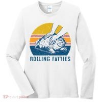Cat Rolling Fatties Women's Long Sleeve Shirt thumb 0