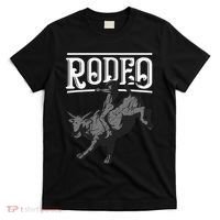 Cool Rodeo Funny Bull Rider Cowboy Cattle Ride Lover Outfit T-Shirt thumb 0