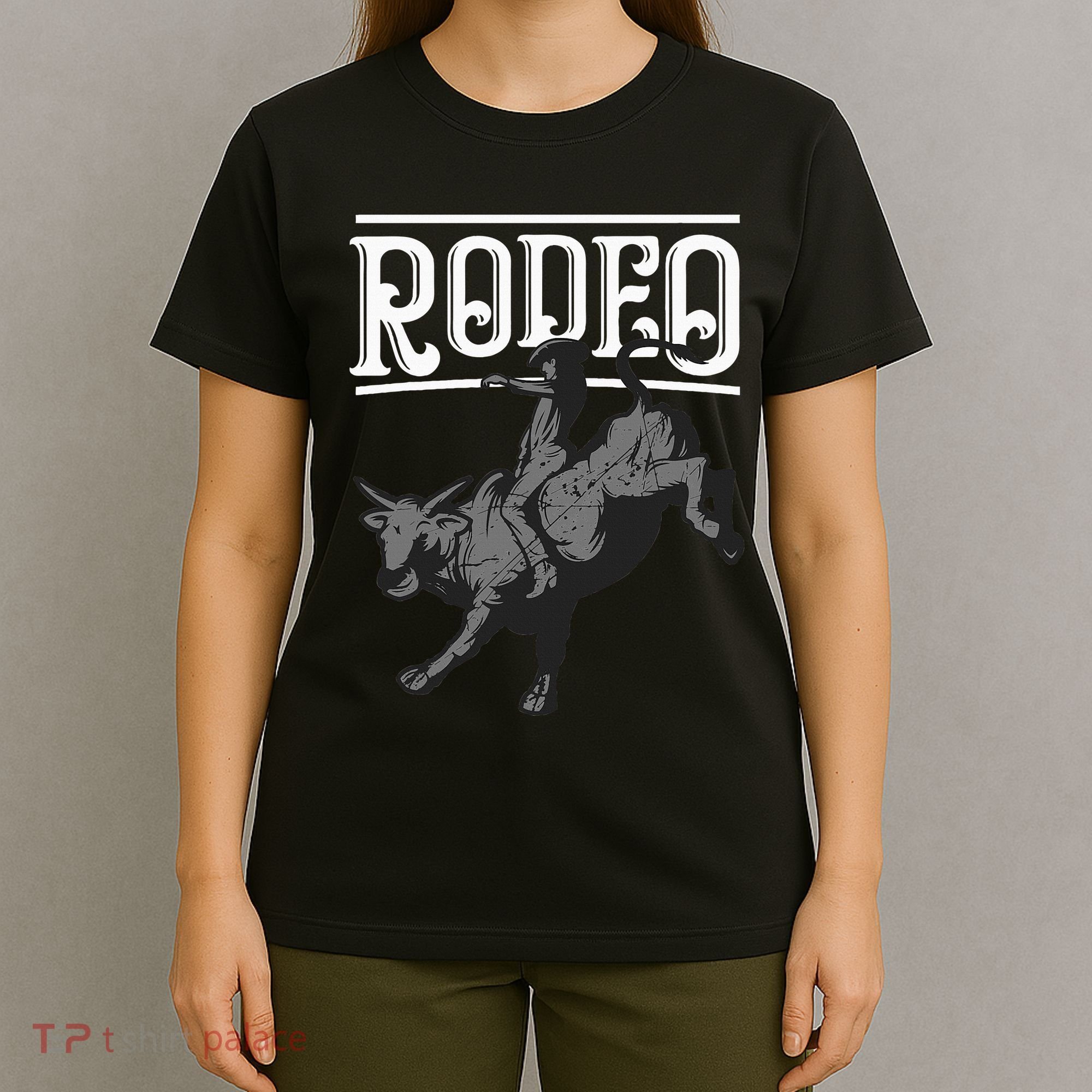 Cool Rodeo Funny Bull Rider Cowboy Cattle Ride Lover Outfit T-Shirt