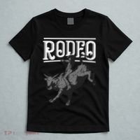 Cool Rodeo Funny Bull Rider Cowboy Cattle Ride Lover Outfit T-Shirt thumb 5