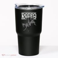 Cool Rodeo Funny Bull Rider Cowboy Cattle Ride Lover Outfit Tumbler thumb 0