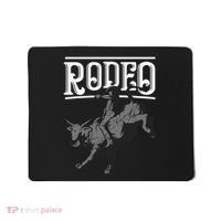 Cool Rodeo Funny Bull Rider Cowboy Cattle Ride Lover Outfit Mousepad thumb 0