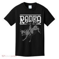 Cool Rodeo Funny Bull Rider Cowboy Cattle Ride Lover Outfit Kids T-Shirt thumb 0