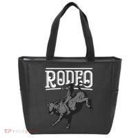 Cool Rodeo Funny Bull Rider Cowboy Cattle Ride Lover Outfit Tote Bag thumb 0