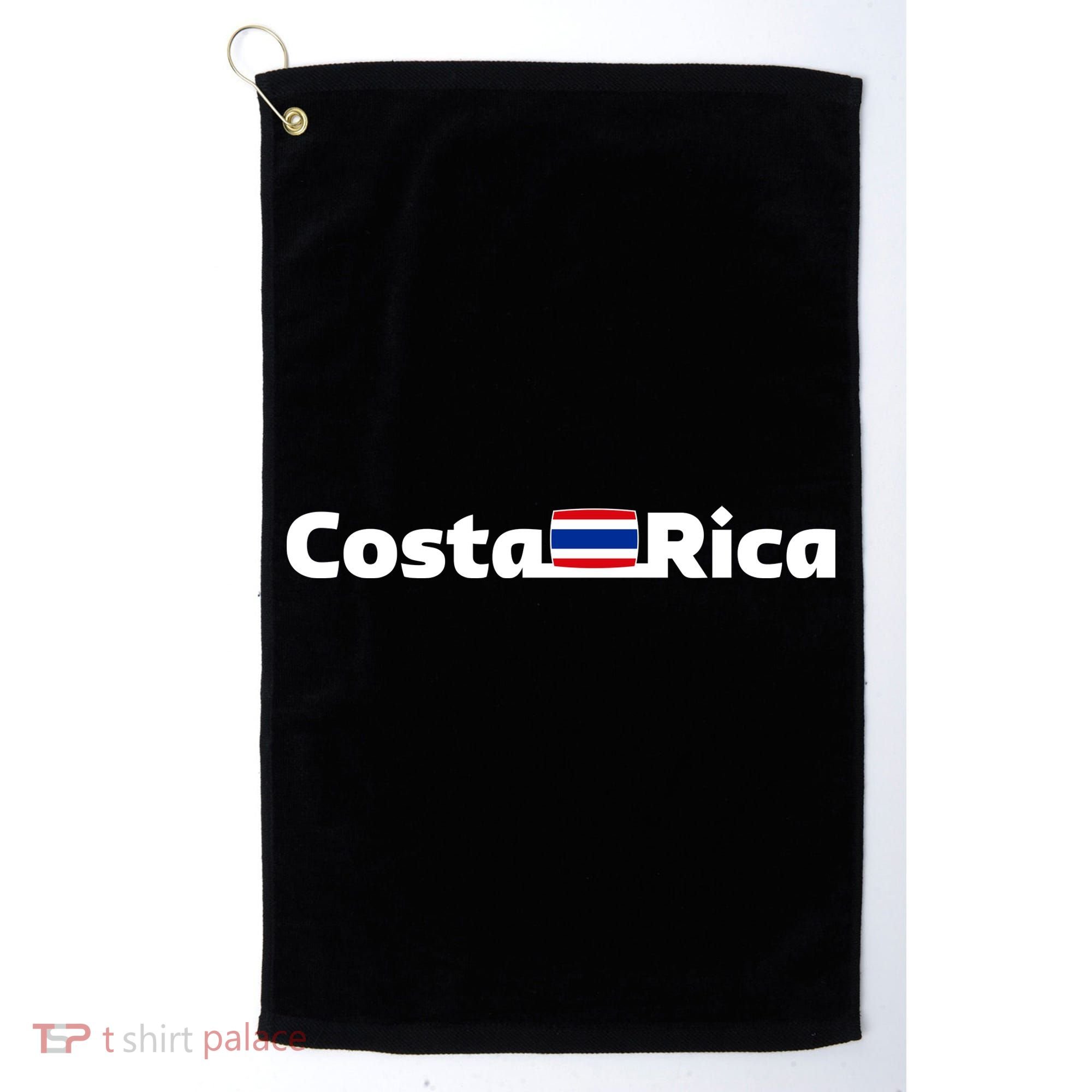 Costa Rica Flag Gift Golf Towel