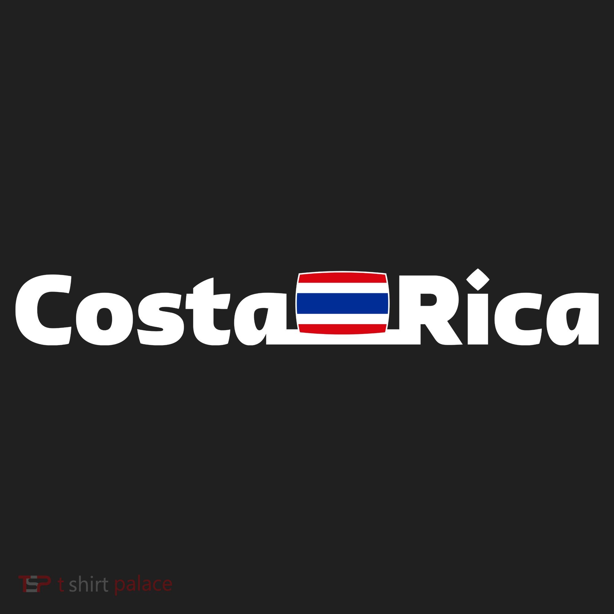 Costa Rica Flag Gift Golf Towel