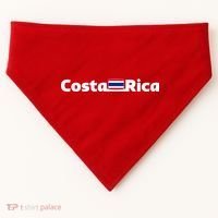Costa Rica Flag Gift USA-Made Doggie Bandana thumb 0