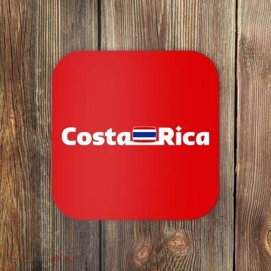 Costa Rica Flag Gift Coaster