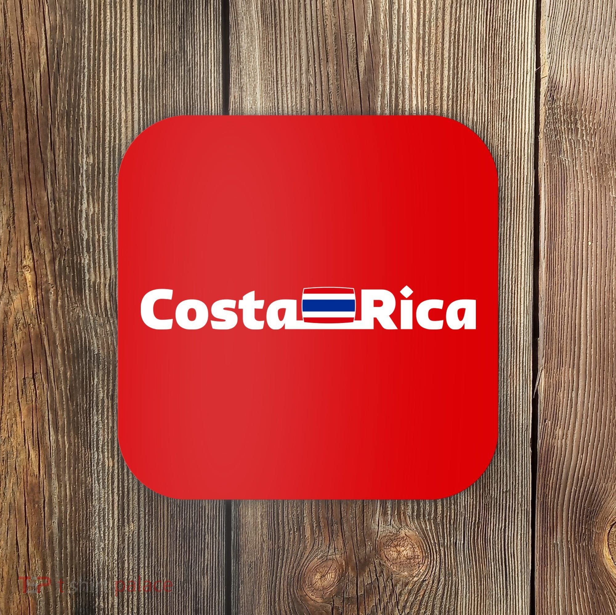 Costa Rica Flag Gift Coaster