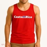 Costa Rica Flag Gift Tank Top thumb 3
