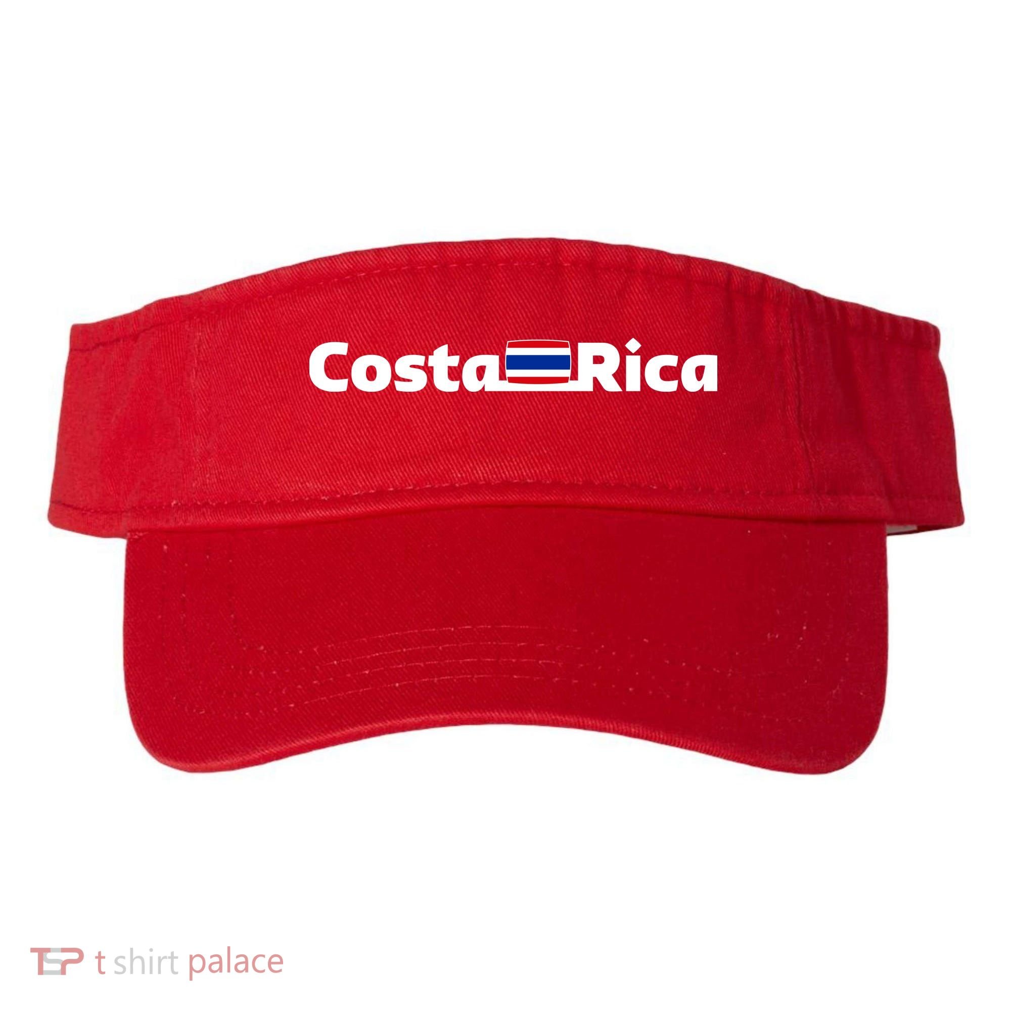 Costa Rica Flag Gift Visor