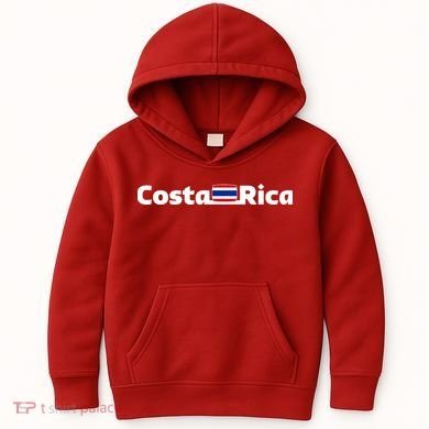 Costa Rica Flag Gift Kids Hoodie