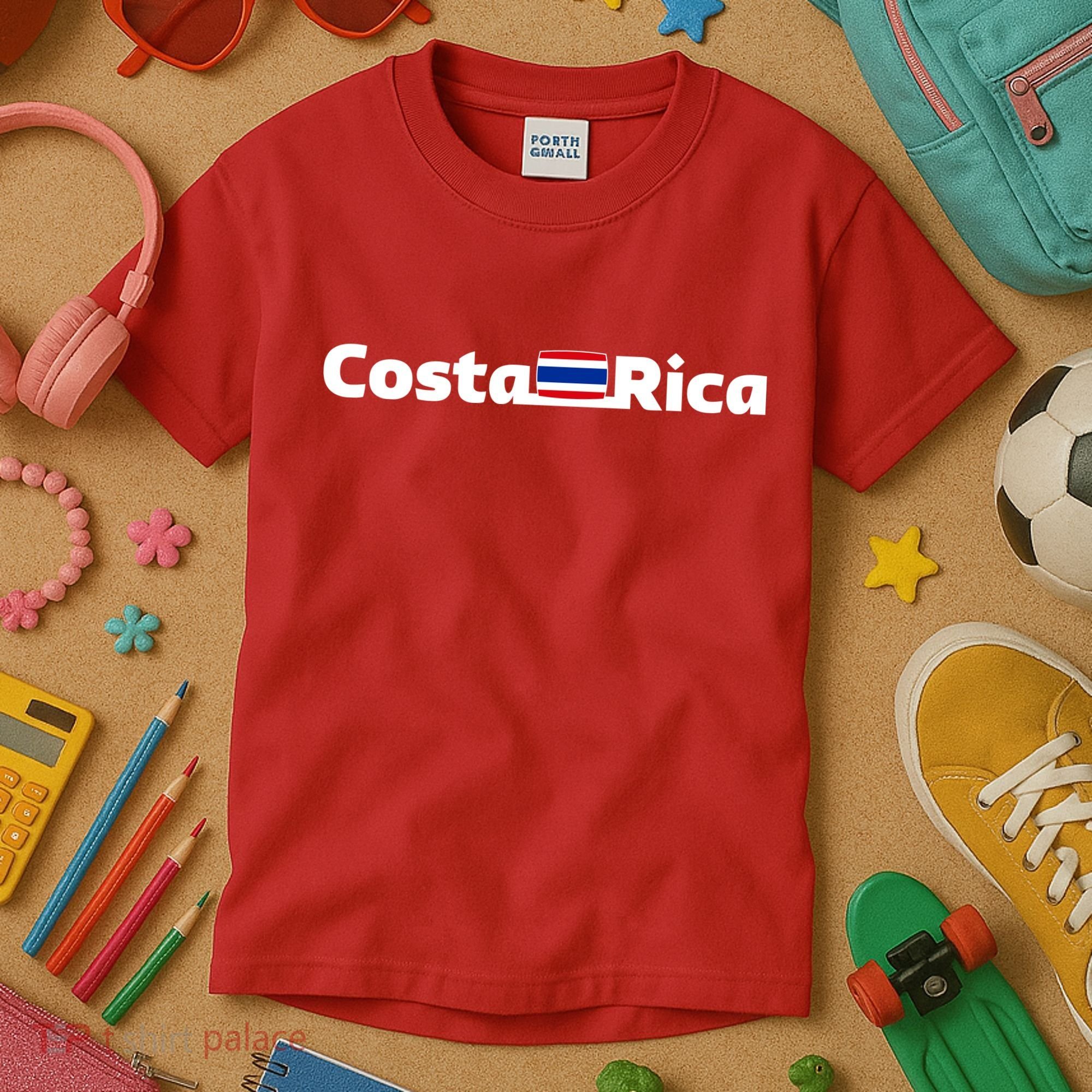 Costa Rica Flag Gift Kids T-Shirt