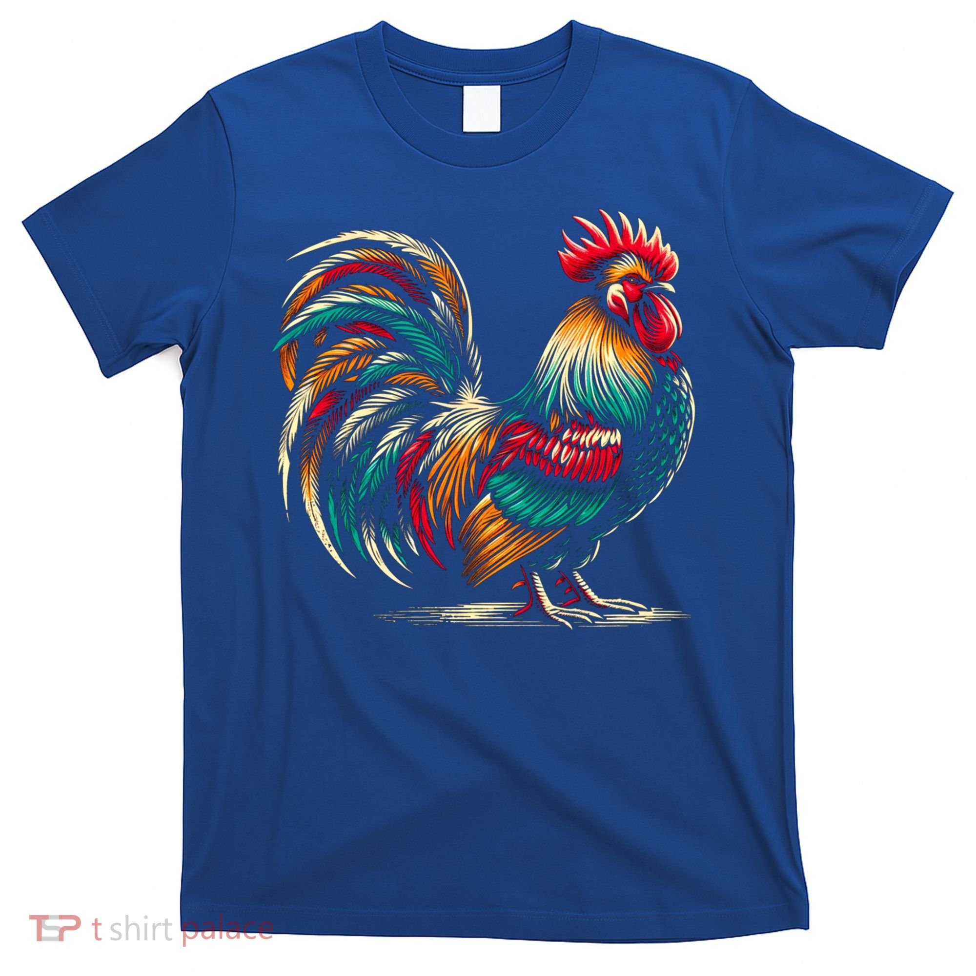 Colorful Rooster Funny Gift T-Shirt