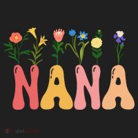 Cute Retro Floral Nana Women's Sweatshirt thumb 2