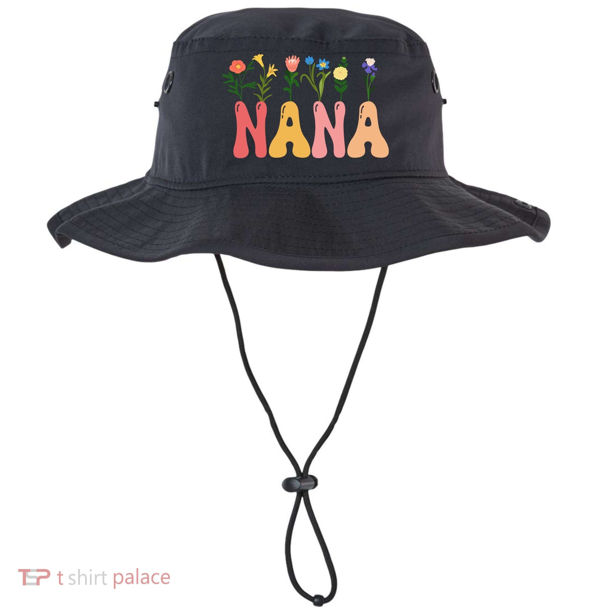 Cute Retro Floral Nana Bucket Hat