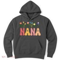 Cute Retro Floral Nana Hoodie thumb 0