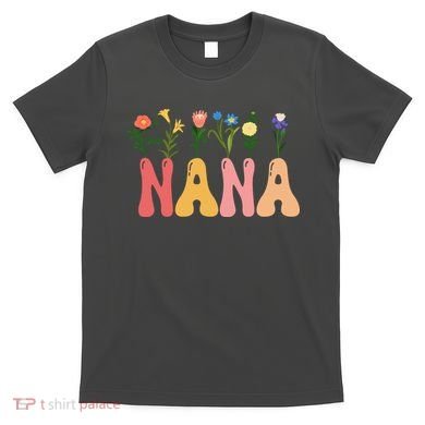 Cute Retro Floral Nana T-Shirt