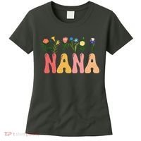 Cute Retro Floral Nana Women's T-Shirt thumb 0