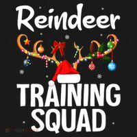 Christmas Running Funny Reindeer Training Squad Team Family Hoodie thumb 7