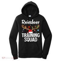 Christmas Running Funny Reindeer Training Squad Team Family Women's Hoodie thumb 0