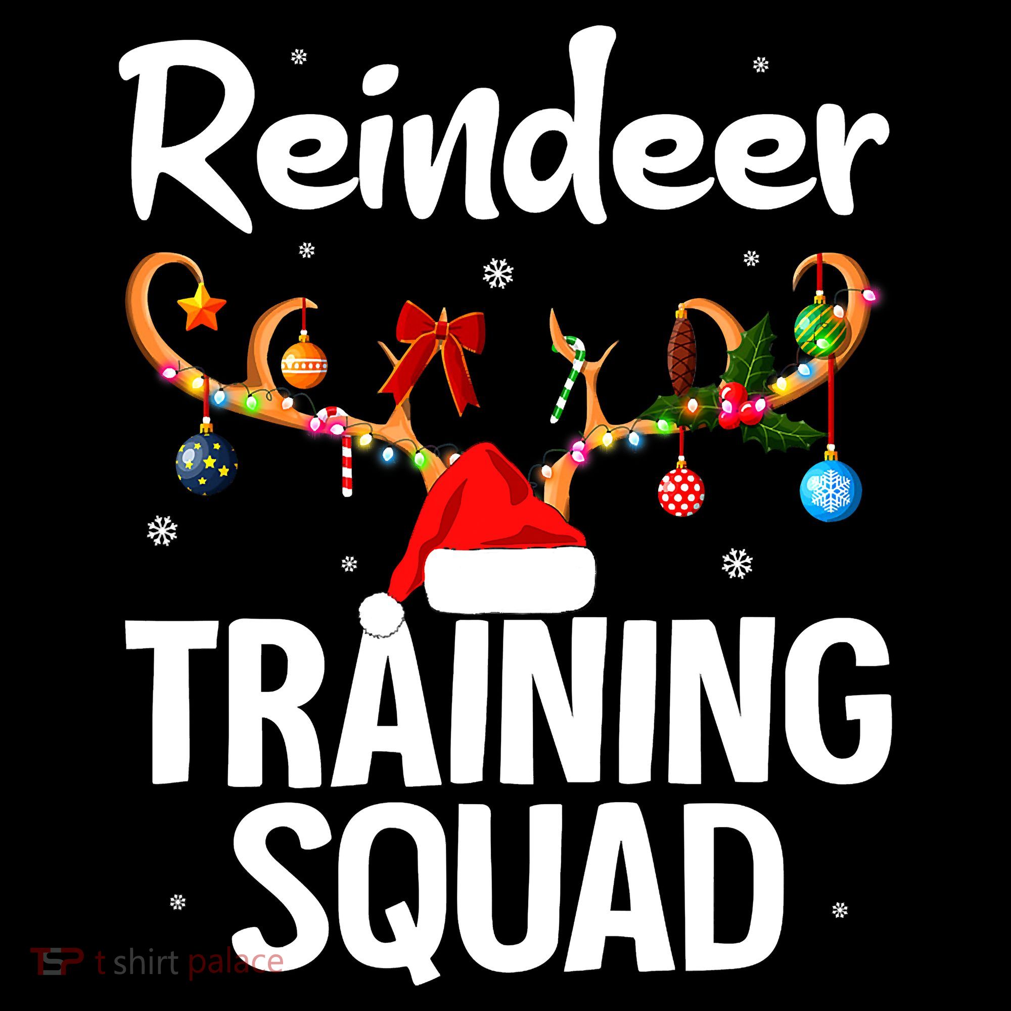 Christmas Running Funny Reindeer Training Squad Team Family Women's Hoodie