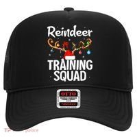 Christmas Running Funny Reindeer Training Squad Team Family Hat thumb 0