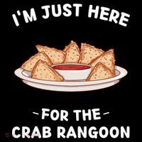 Crab Rangoon Food Lover Im Just Here For The Crab Rangoon Cool Gift Coffee Mug thumb 5