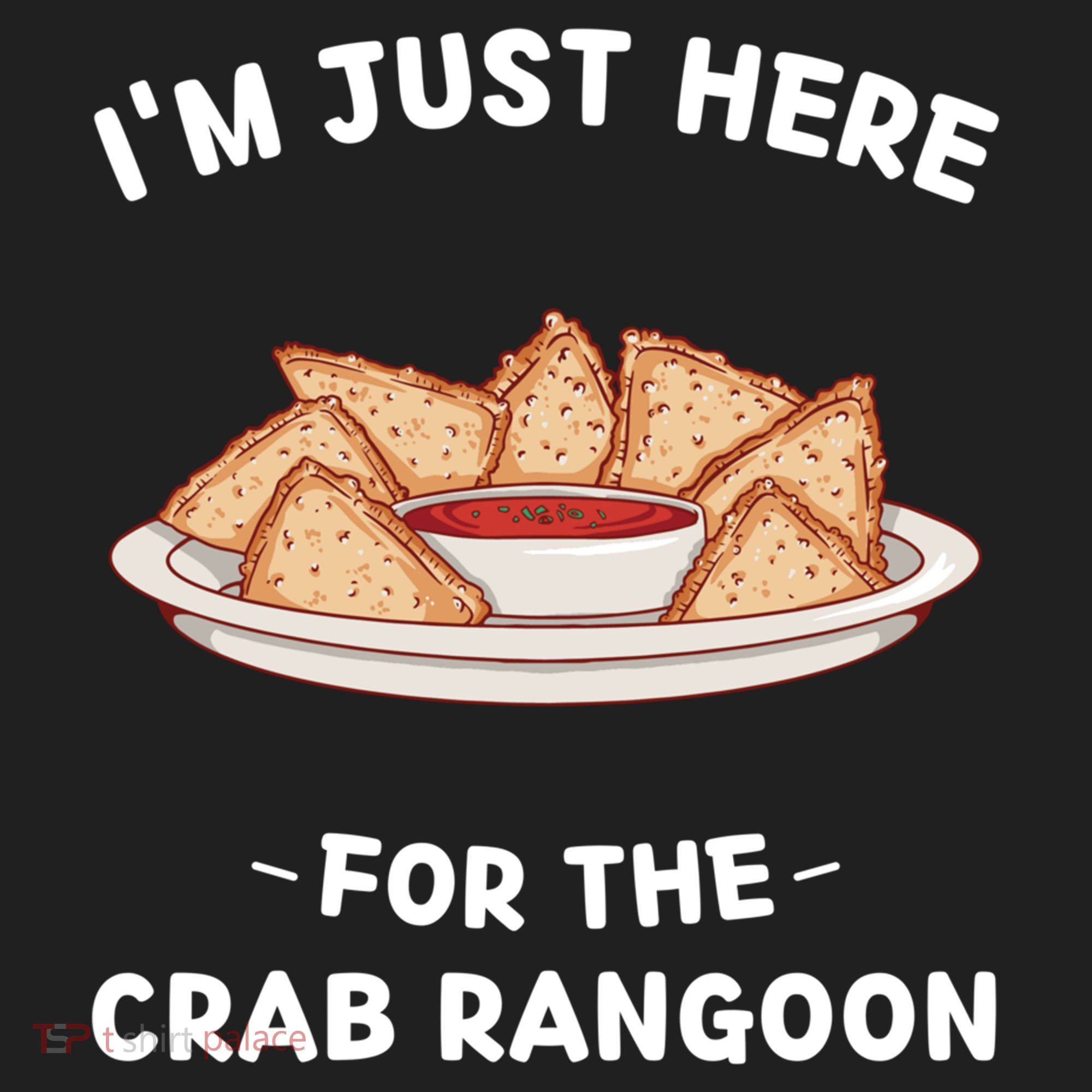 Crab Rangoon Food Lover Im Just Here For The Crab Rangoon Cool Gift Beanie