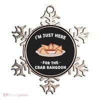 Crab Rangoon Food Lover Im Just Here For The Crab Rangoon Cool Gift Ornament thumb 0